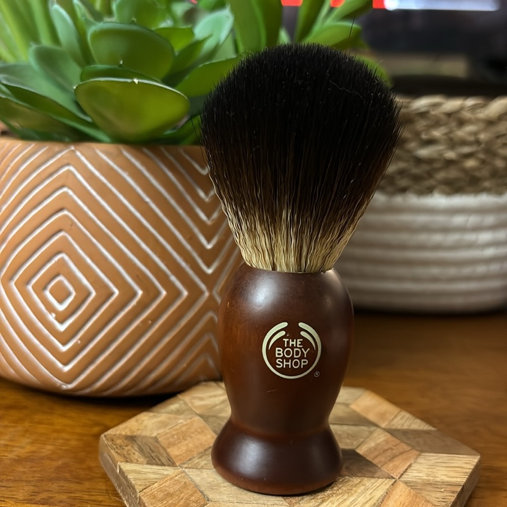 Wooden Shaving Brush from The Body Shop